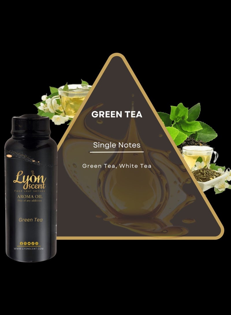 Lyon Scent Aroma Oil, 100% Pure Oil, Perfume for Air Freshener, Diffuser Aroma, Fragrance Oil, Air Freshener Oil refill, Essential Scented Oil, Luxurious Scent (GREEN TEA) - Image 2